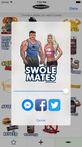 Game screenshot MuscleTech Emojis apk
