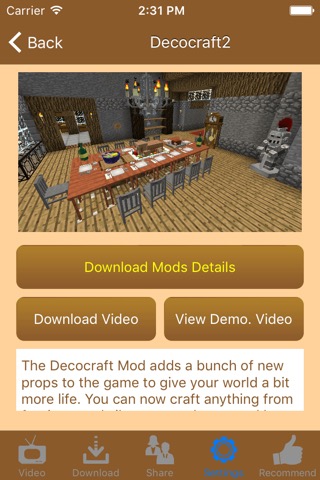 Latest Furniture Mods for Minecraft (PC)のおすすめ画像1