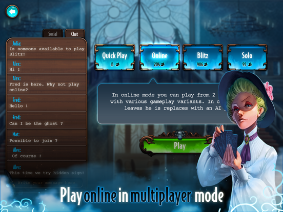 Mysterium: A Psychic Clue Game iPad app afbeelding 3