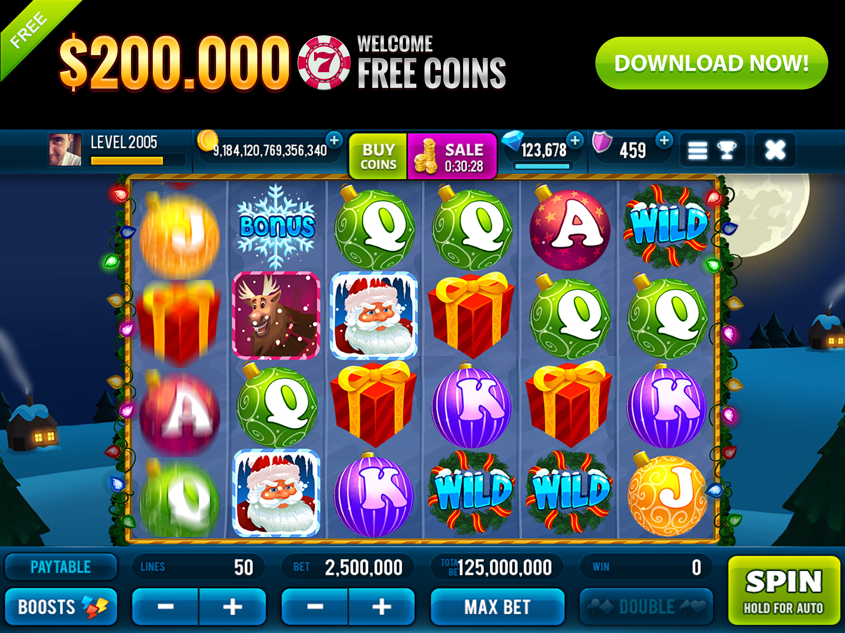 Rich Santa Slots: Vegas Casino screenshot 7