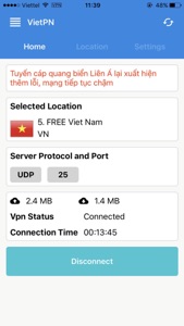 VietPN screenshot #2 for iPhone