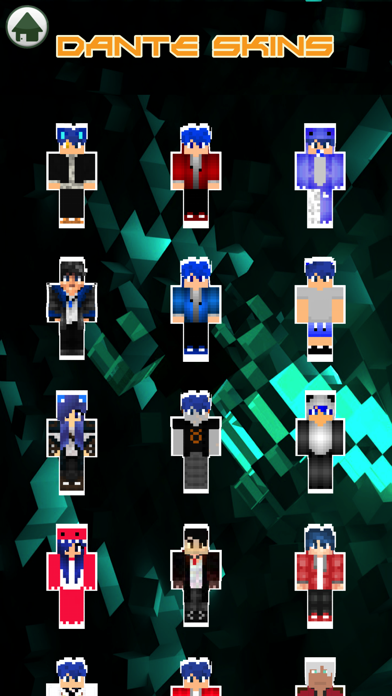 Cute Couple Dante & Kawaii Skins For Minecraft PEのおすすめ画像3