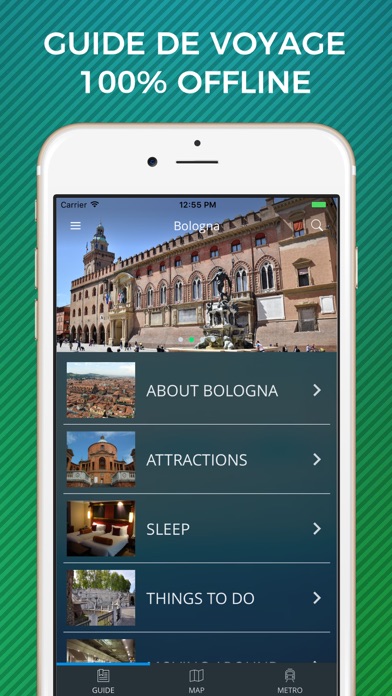 Screenshot #1 pour Bologne Guide Voyage avec Offline Maps