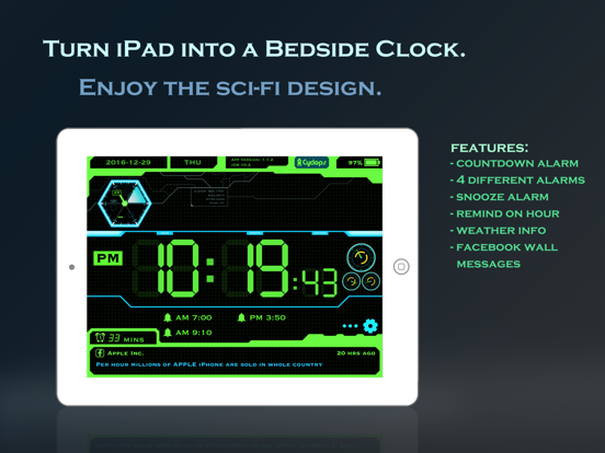 Clockr iPad app afbeelding 2