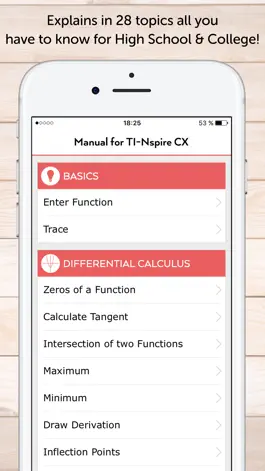Game screenshot TI Nspire Calculator Manual apk