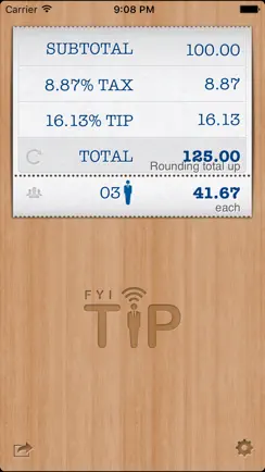 FYI Tip Calculator Free iPhone image 3