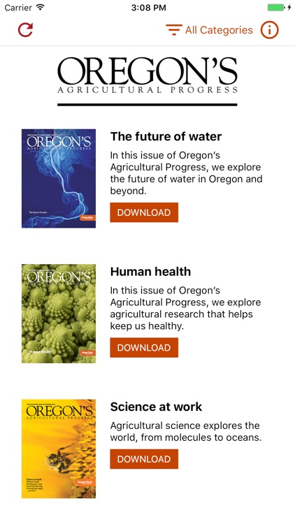 Oregon's Agricultural Progress