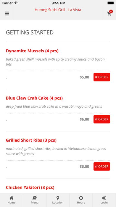 Screenshot #2 pour Hutong Sushi & Grill La Vista