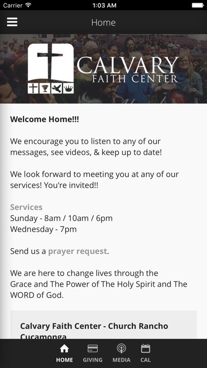 Calvary Faith Center Church - Rancho Cucamonga, CA