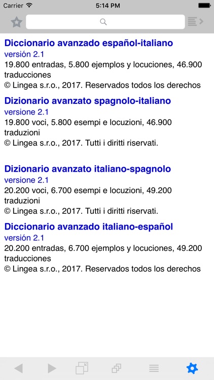 Lingea Spanish-Italian Advanced Dictionary