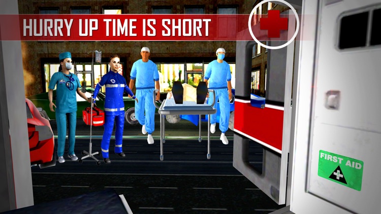 911 City Emergency Rescue Ambulance Driver Sim 3D