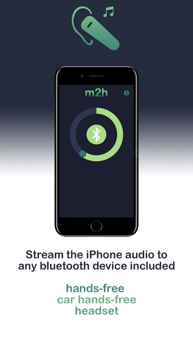 Music2headset - stream audio to headset/hands-freeのおすすめ画像1