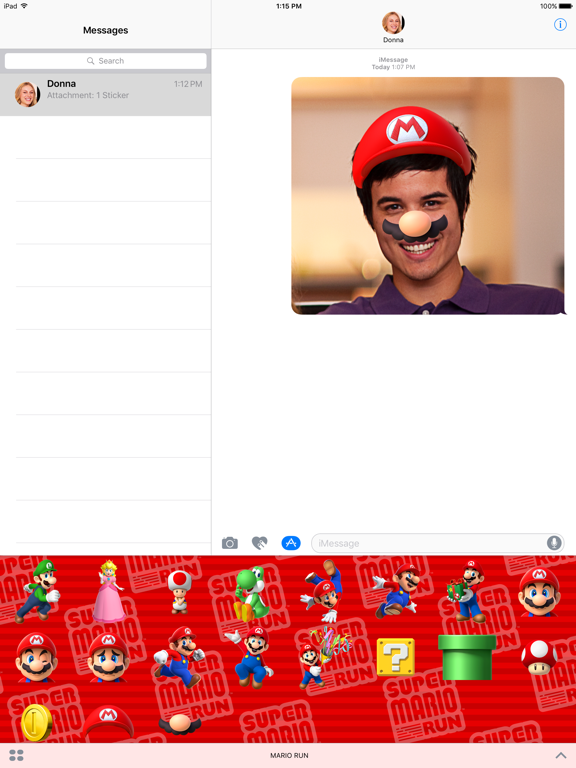 Screenshot #6 pour Super Mario Run Stickers