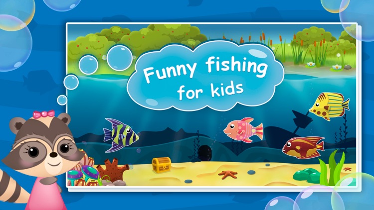 Candy Raccoon: Fishing for Kids