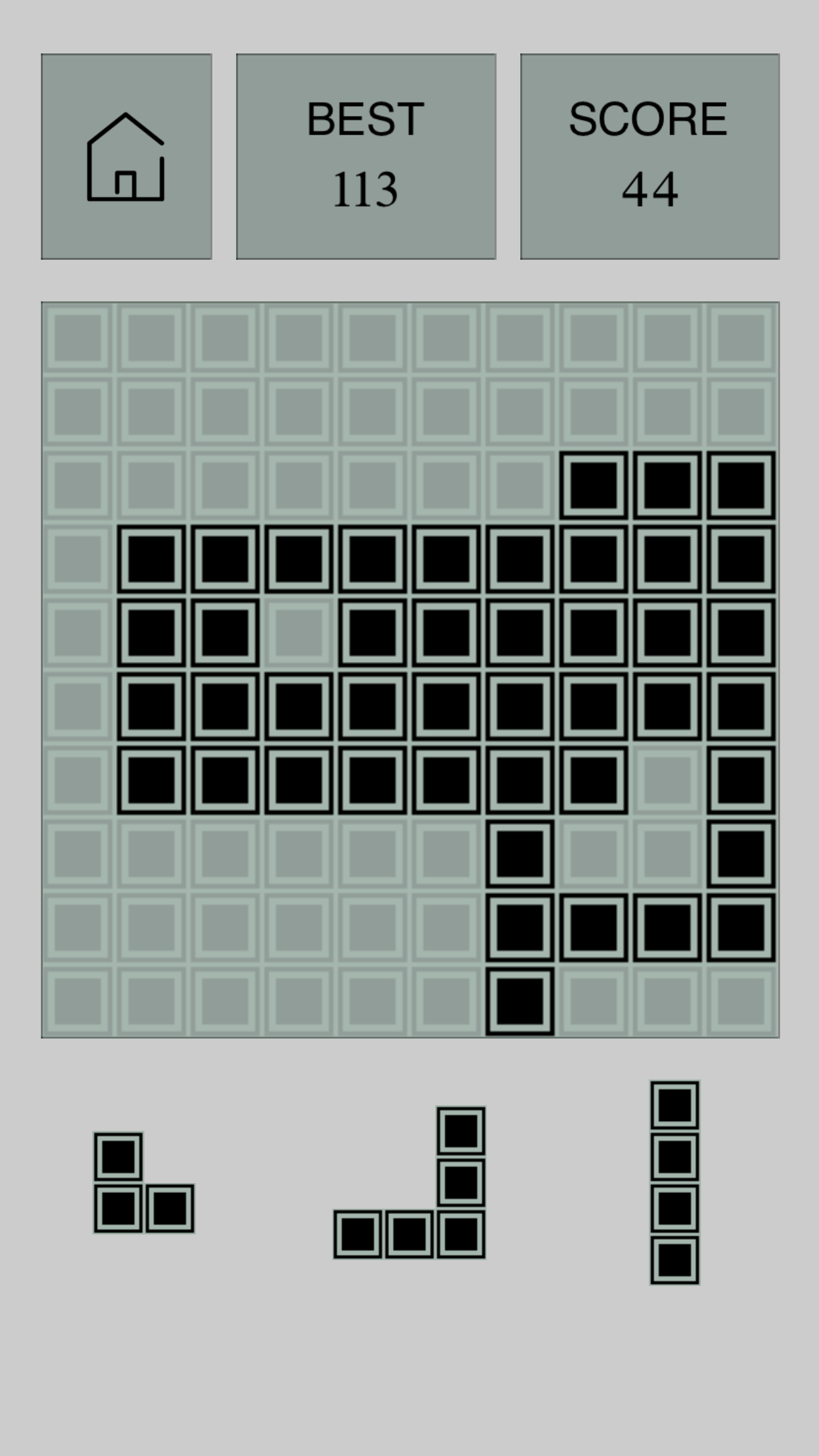 Retro Block Puzzle - jigsaw fit matrix screenshot 2