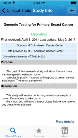 Game screenshot Clinical Research Trials apk