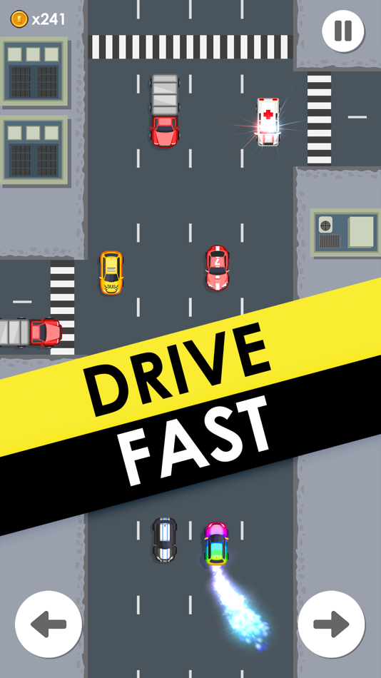 #5. Drive Fast - 2d Retro Racing (iOS) 由: Vitaliy Onyshchenko