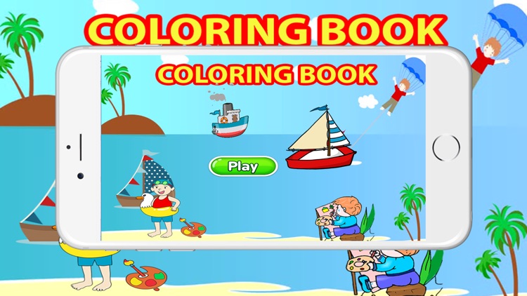 Boat Coloring Book For Kids Tolders