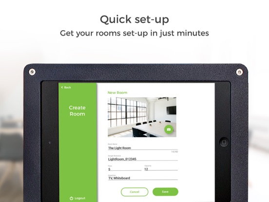 Screenshot #6 pour Workscape - Simple Room Schedule Display & Booking