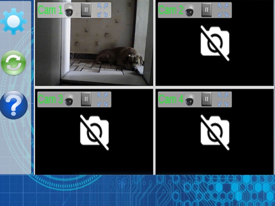 Screenshot #6 pour EyeLook IP camera JPEG viewer