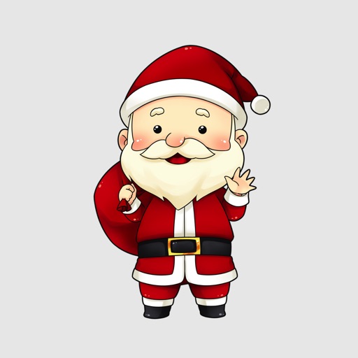 Super Santa Stickers Emoji For iMessage App icon