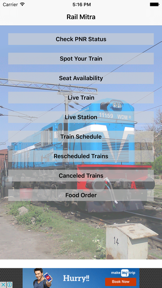 PNR Status & Train Enquiry screenshot