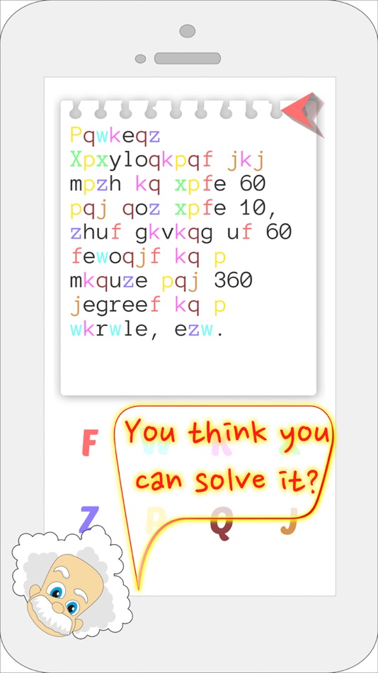 #1. Cryptograms: Word Puzzle Game (iOS) 由: Bartlomiej Mamzer