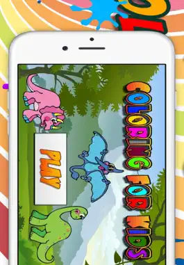 Game screenshot Dino Saurs Coloring Book For Kids mod apk
