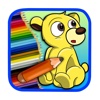 Kids Colouring Book Drawing Bear Game