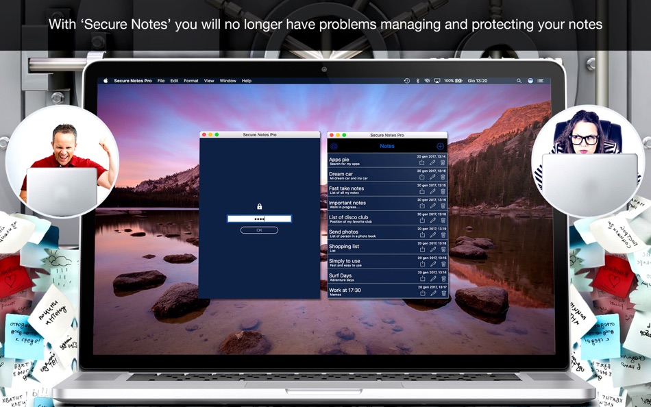#1. Secure Notes Pro (macOS) Bởi: Emanuele Floris