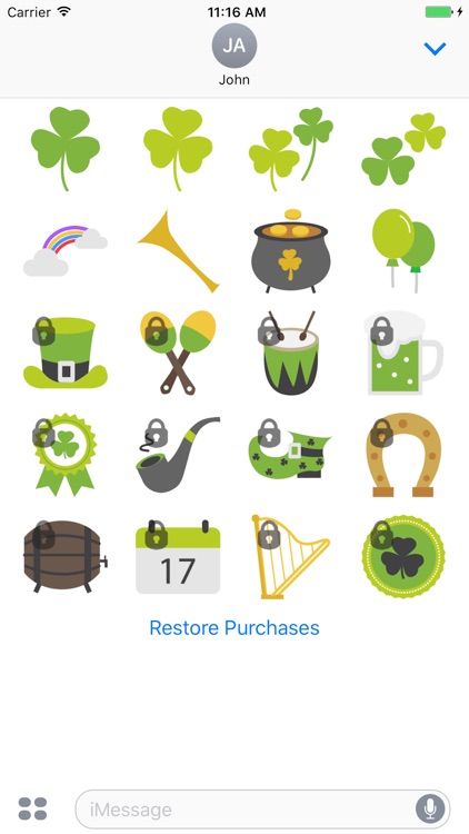 St. Patrick's Irish Stickers