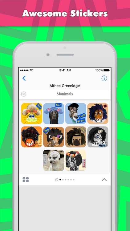 Manimals stickers by Alade Expressions