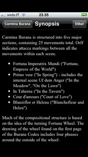 Captura 4 Opera: Carmina Burana iphone