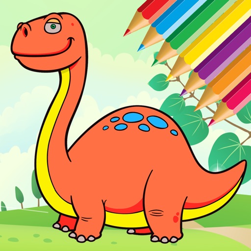 Dino Coloring Book - Dinosaur Drawing and Painting iOS App