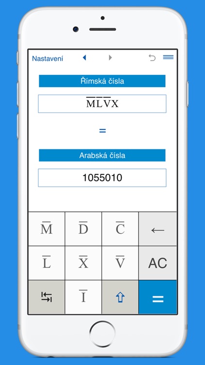 Pokročilá kalkulačka pro převod římských čísel