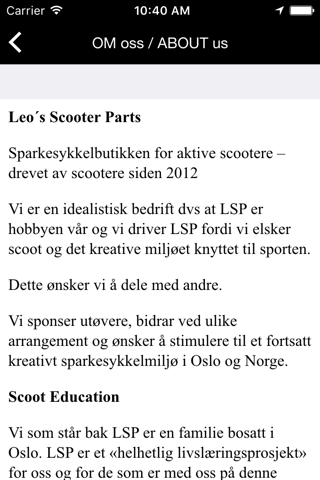 Leo's Scooter Parts screenshot 2