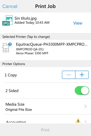 Xerox Print Portal for Good screenshot 4