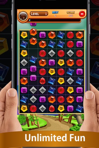 Diamond Crystal Match Puzzle screenshot 4