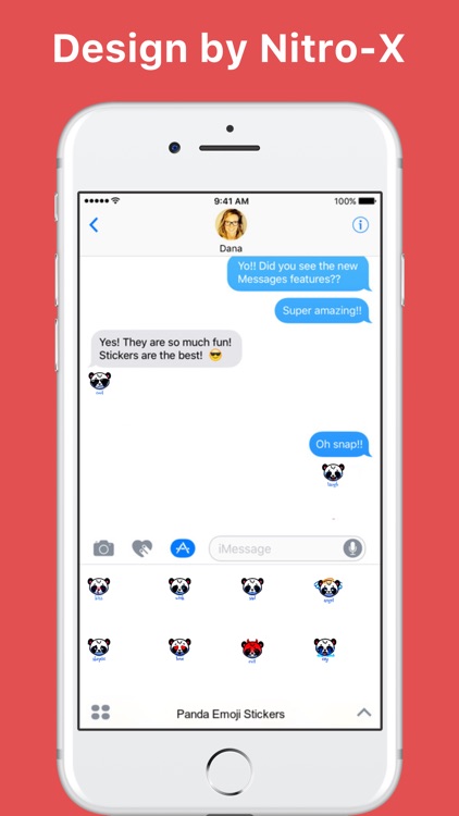 Panda Emoji Stickers stickers for iMessage