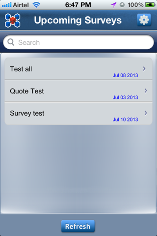 Movegistics™ Survey screenshot 2