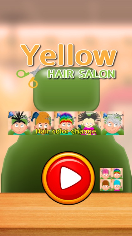 Child game / hair cut (Yellow)