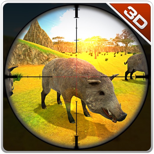 Boar Hunter & Wild Safari Animal Shooting Game icon