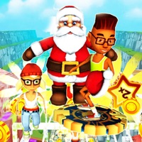 Métro santa running: trains de Noël surfers pour PC