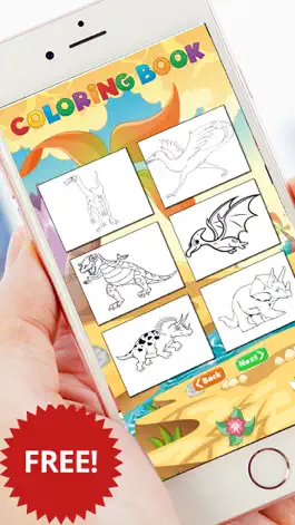 Game screenshot Coloring books Dinosaur For kid apk
