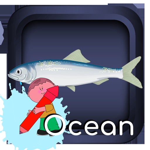 Ocean Animals Coloring Pages Paint Games iOS App