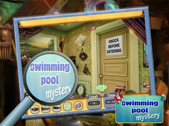 Screenshot #5 for Swimming Pool Mystery Search Hidden Objects Game