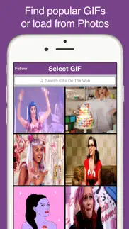 gifpost : gifs share, edit & post for instagram iphone screenshot 1