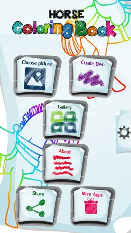 Game screenshot Horse Coloring Book App mod apk
