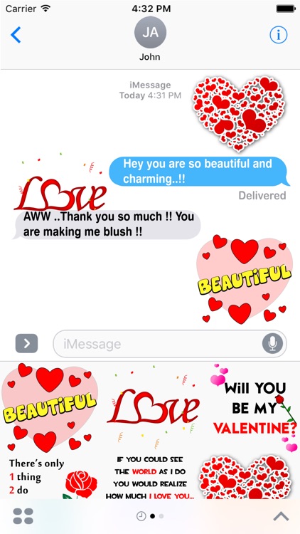 Love Quotes Stickers pack