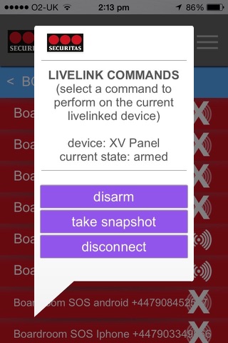 Securitas Alarm Control screenshot 3